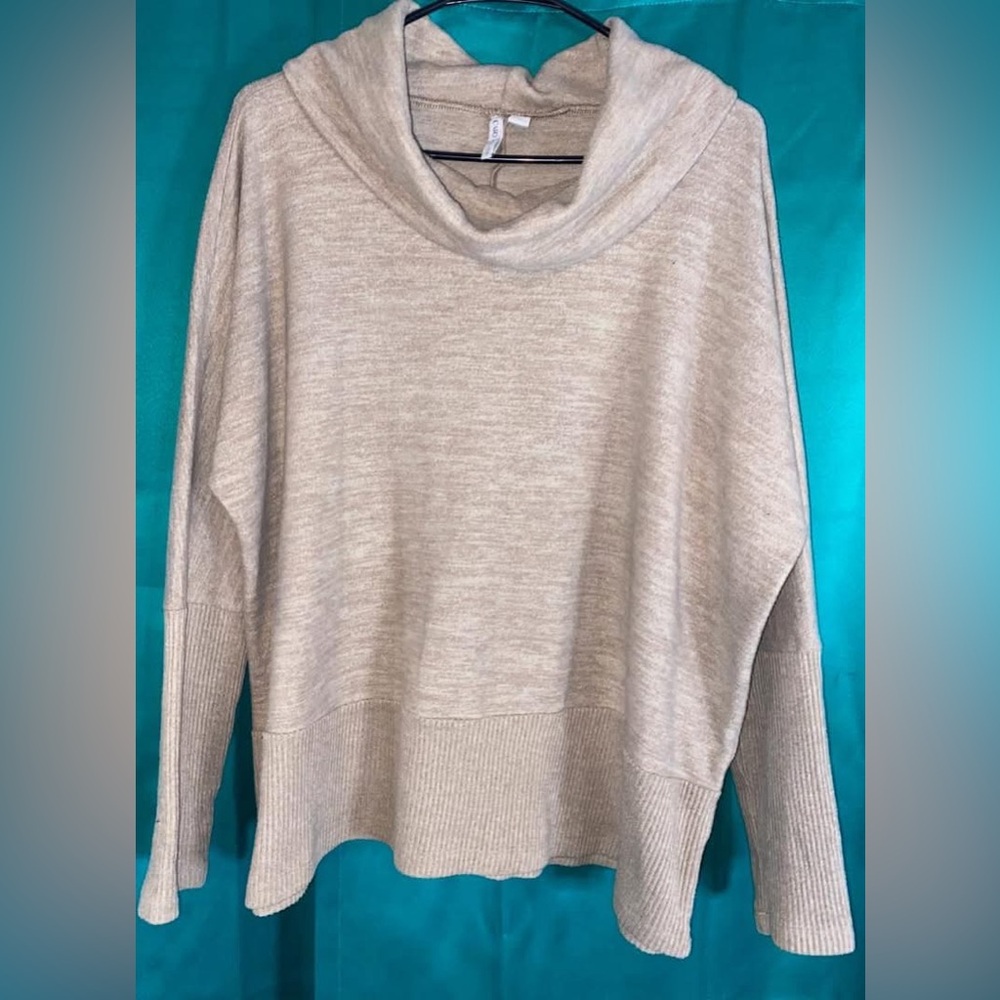 Cato Cream Cowl Neck Sweater